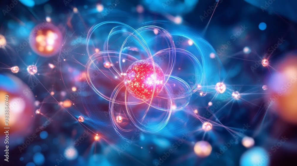 Abstract Atom Structure Abstract Atom Structure