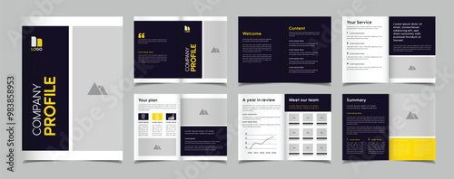 Elegant company profile template design