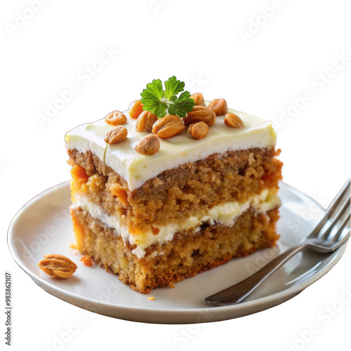 carrot cake with cream cheese frosting