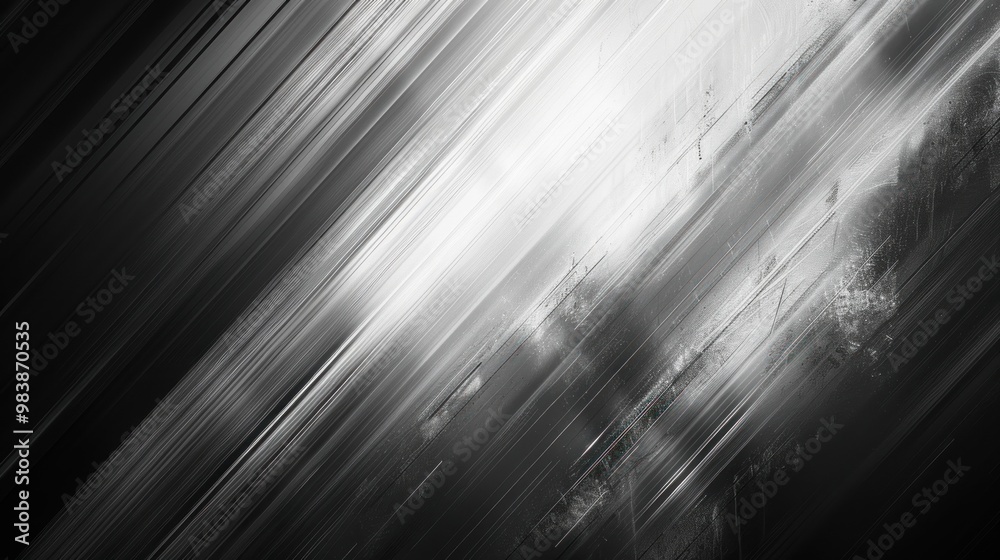 Abstract diagonal black and white lines creating a dynamic and textured background. Minimalist motion design concept. Abstract diagonal black and white lines creating a dynamic and textured background. Minimalist motion design concept.