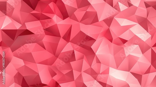 Light red polygonal illustration made up of triangles Triangular pattern suitable for business design Geometric background in origami style featuring a gradient