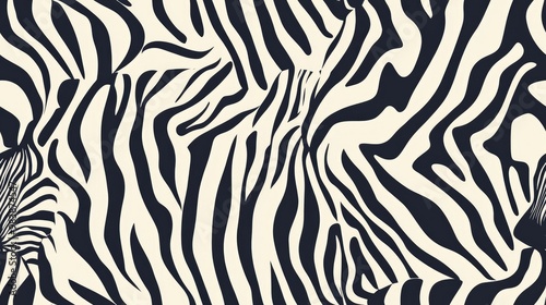 Zebra patterned tile design Seamless animal print Repeating zebra motif Textured illustration of zebra skin Hand drawn pattern