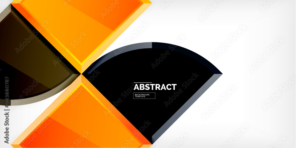 Triangle circles background. Vector Illustration For Wallpaper, Banner, Background, Card, Book Illustration, landing page