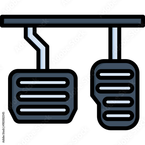 Brake Pedal Icon