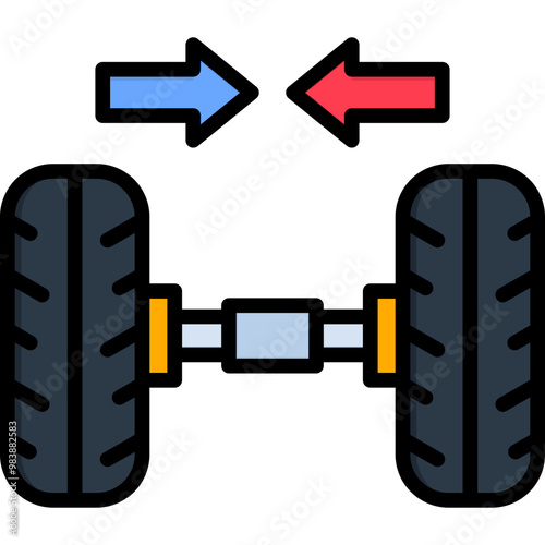 Wheel Alignment Icon