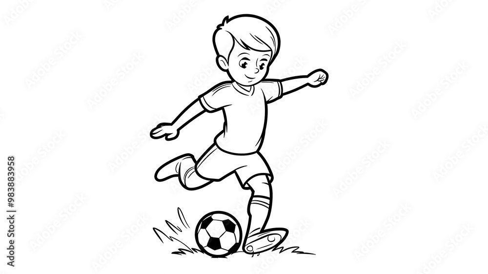 coloring-page-white-background-outline-design-cartoon-style-coloring