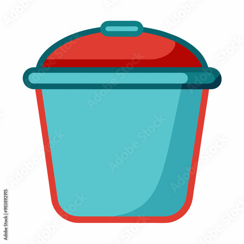 Tupperware on White Background Vector Illustration | SVG & Cricut Files | Clipart & Cut Files for Silhouette | Vector Logo & T-shirt Graphics