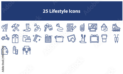 set of icons for web design