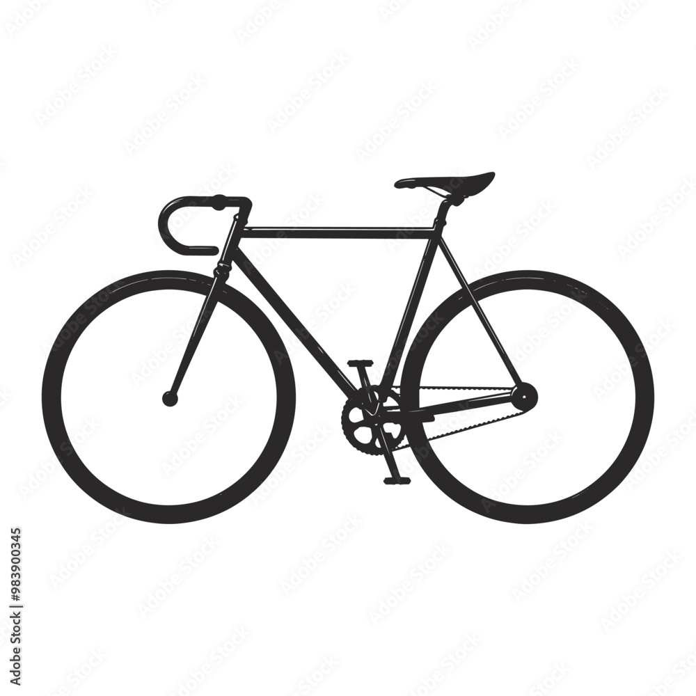 Flat Bicycle Icon A Detailed Symbol for Web Page Design, Representing City Transportation, Sport Travel, and Outdoor Cycling Activities Flat Bicycle Icon A Detailed Symbol for Web Page Design, Representing City Transportation, Sport Travel, and Outdoor Cycling Activities