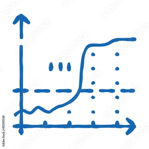 glucose level doodle icon sketch vector. glucose level sign. isolated symbol illustration