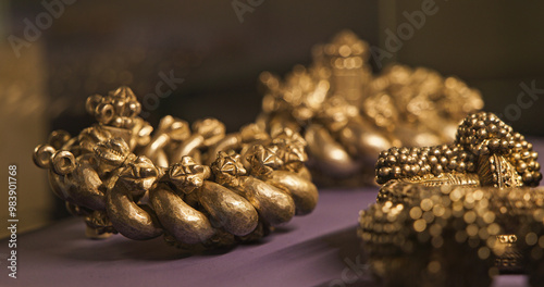 Feet Ornaments Or Padbhushane. Jewellery Functioned As Symbols Of Rank, Position, And As Articles Of Faith And Protection. Guardian Deities. Ancient Splendor, Wealth And Elegance photo