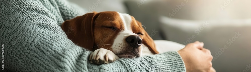 Emotional comfort from pet therapy, person holding dog, peaceful setting, soft light, pet therapy, emotional support Emotional comfort from pet therapy, person holding dog, peaceful setting, soft light, pet therapy, emotional support