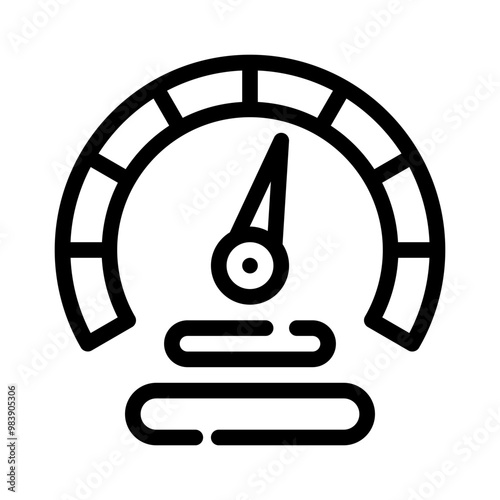 bandwidth line icon
