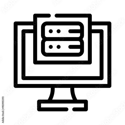 monitoring line icon