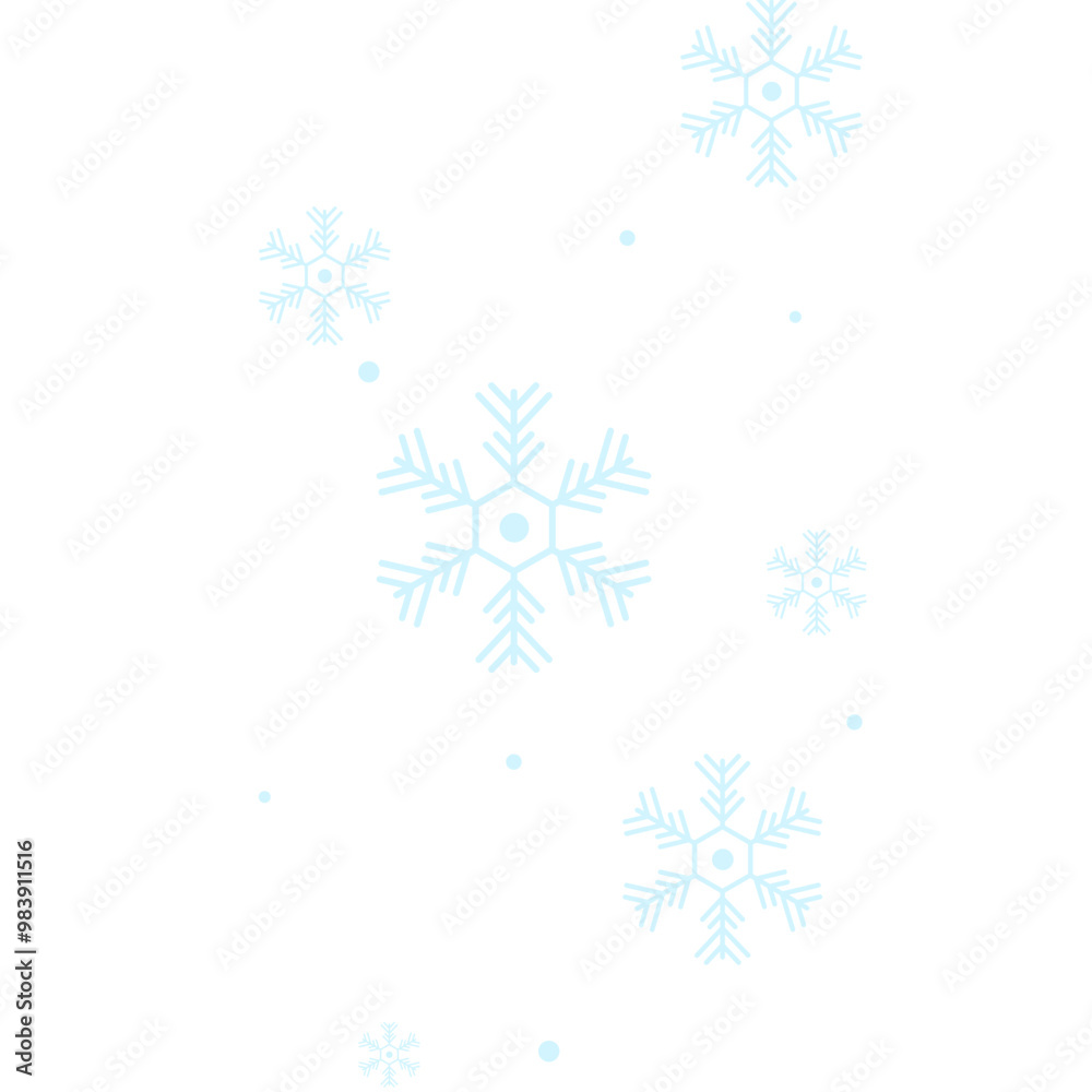 Fototapeta premium Falling Snowflakes