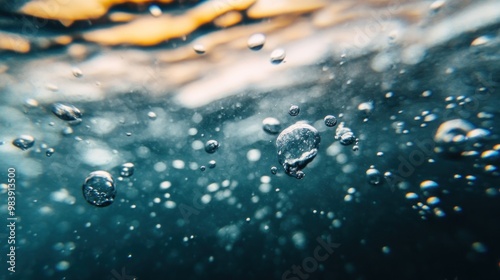 Abstract Underwater Bubbles