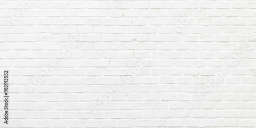 Light Grey Painted White Brick Wall Texture for Modern Interior and Exterior Design