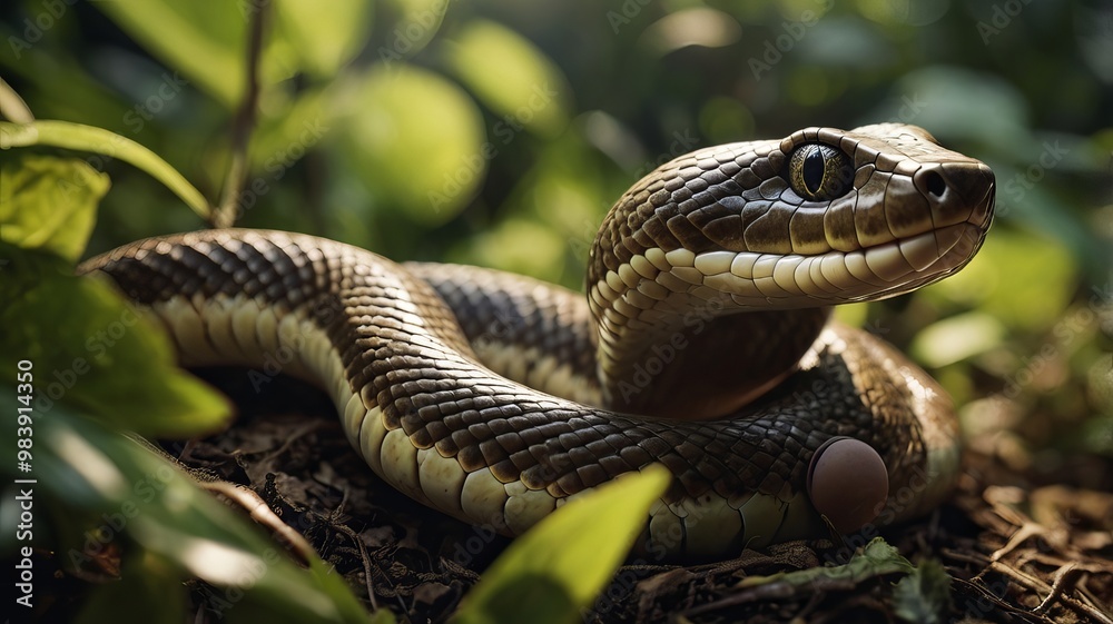 Realistic close up shot of deadly snakes ,poisonous snake ,viper snake ,cobra ,black mamba ,Ai gen Realistic close up shot of deadly snakes ,poisonous snake ,viper snake ,cobra ,black mamba ,Ai gen