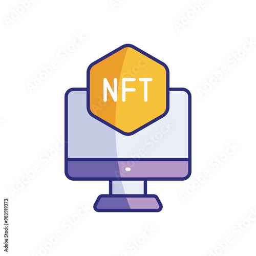 Nft Item vector icon