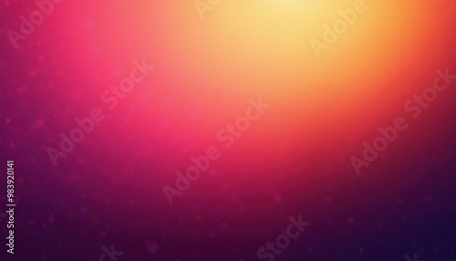 Abstract Vibrant Magenta and Gold Gradient Noisy Grain Background Texture