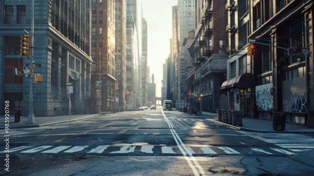 Fototapeta premium street in the city