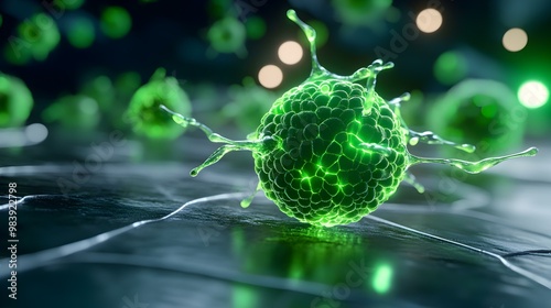 Biomolecular Condensates in Cellular Environments, Exploring the formation and function of membraneless organelles within living cells. photo