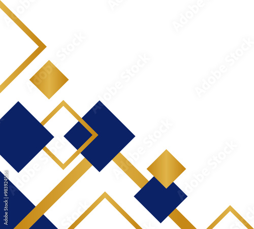 Free Download Geometric Luxury Corner - GFXLoad