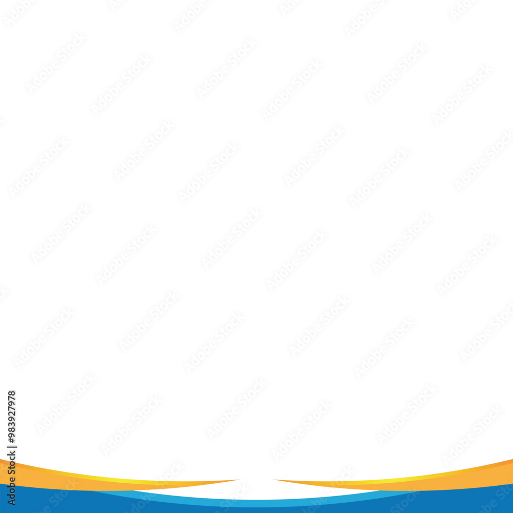 Wavy Business Footer Wavy Business Footer