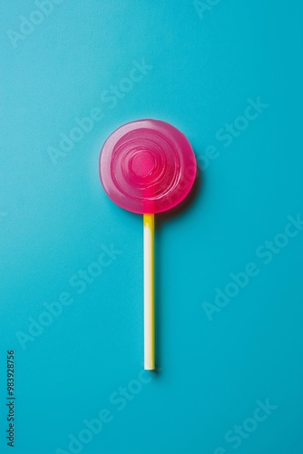 Colorful lollipop isolated on background