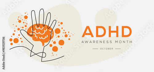National ADHD awareness month, held on October.