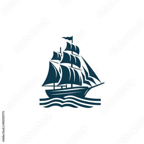 Sailing ship logo