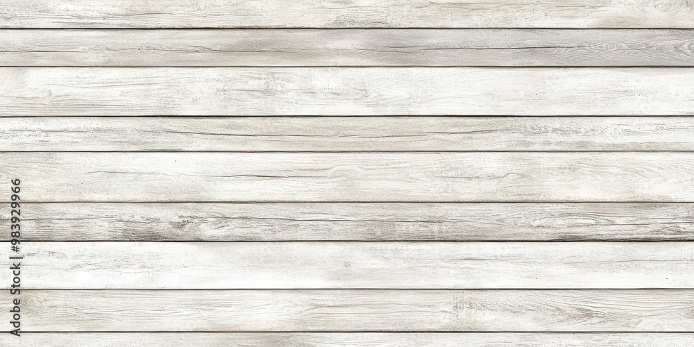 Obraz premium A seamless whitewashed wooden plank background with subtle wood grain textures