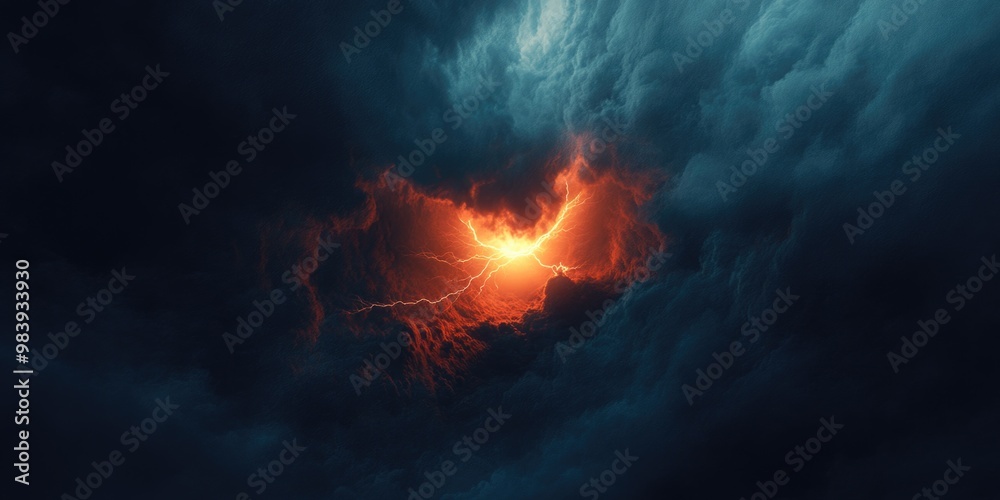 Lightning Bolt in Sky Lightning Bolt in Sky