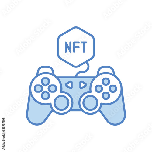 Nft Game vector icon