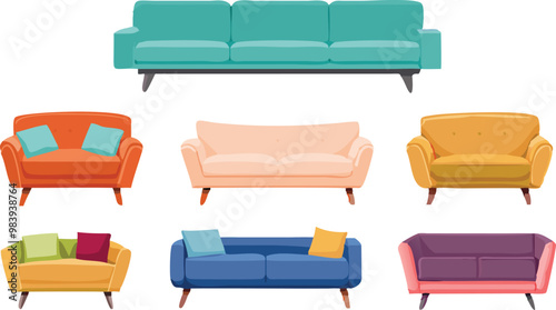 Collections of sofa cute furniture for interior design