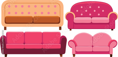 Collections of sofa cute furniture for interior design