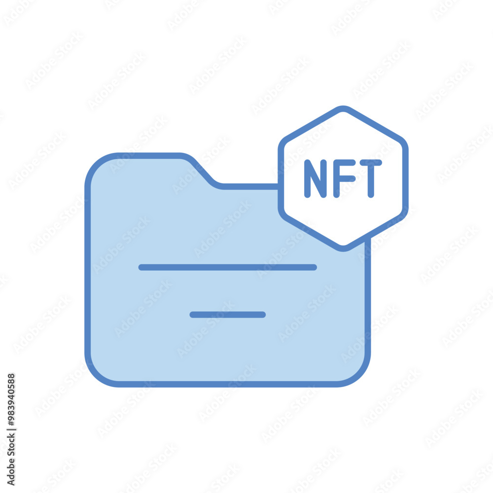 Nft Folder vector icon