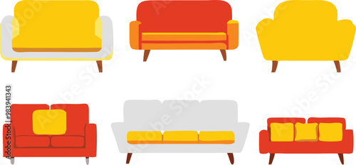 Collections of sofa cute furniture for interior design