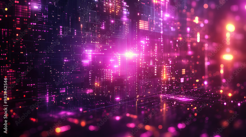 Obraz premium Abstract purple paint background with marble pattern 