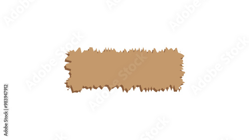 text box with wood grain style, wooden text box