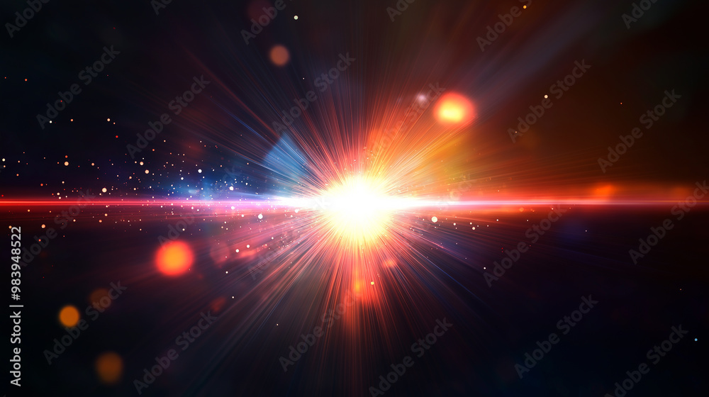 Fototapeta premium Burst of Cosmic Light