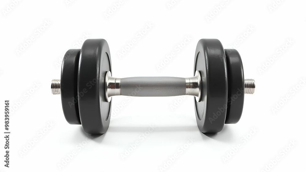gym dumbbell for fitness exercise for muscle and bodybuilding isolated on white gym dumbbell for fitness exercise for muscle and bodybuilding isolated on white