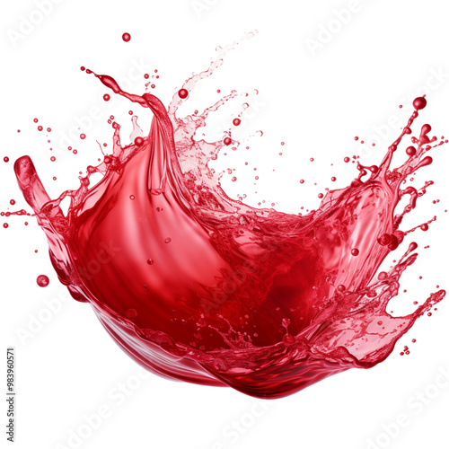 red splash
