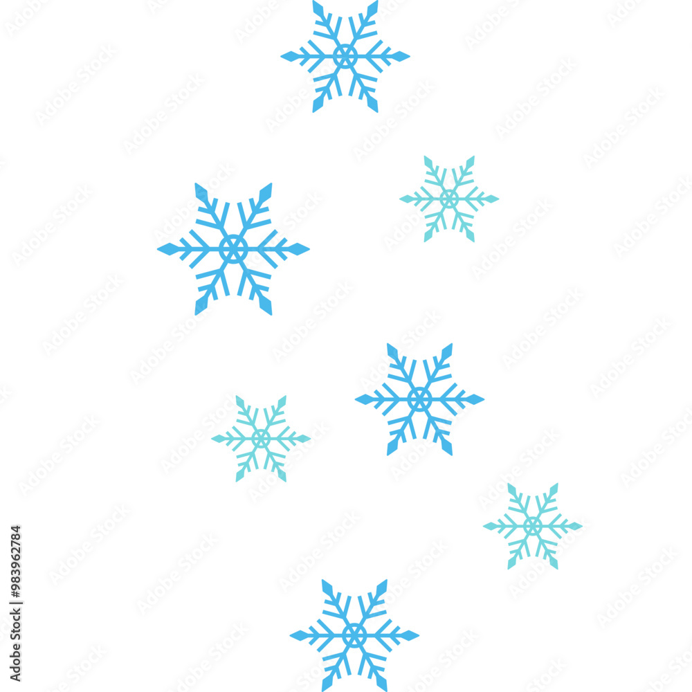 Snowflakes Fall Icon Snowflakes Fall Icon