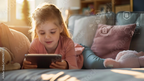 Cybersecurity protection in parent-child interaction Safe online learning with children using tablets