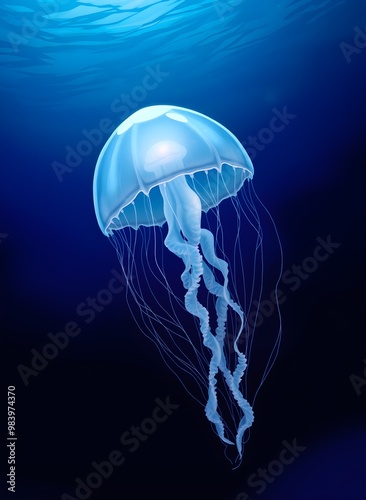 Mesmerizing Jellyfish: Tranquility and Introspection