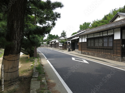 松江市の塩見縄手の街並み photo