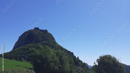 Château de Montségur, Ariège, Occitanie, France, Grand site d'Occitanie, Château cathare, Pyrénées