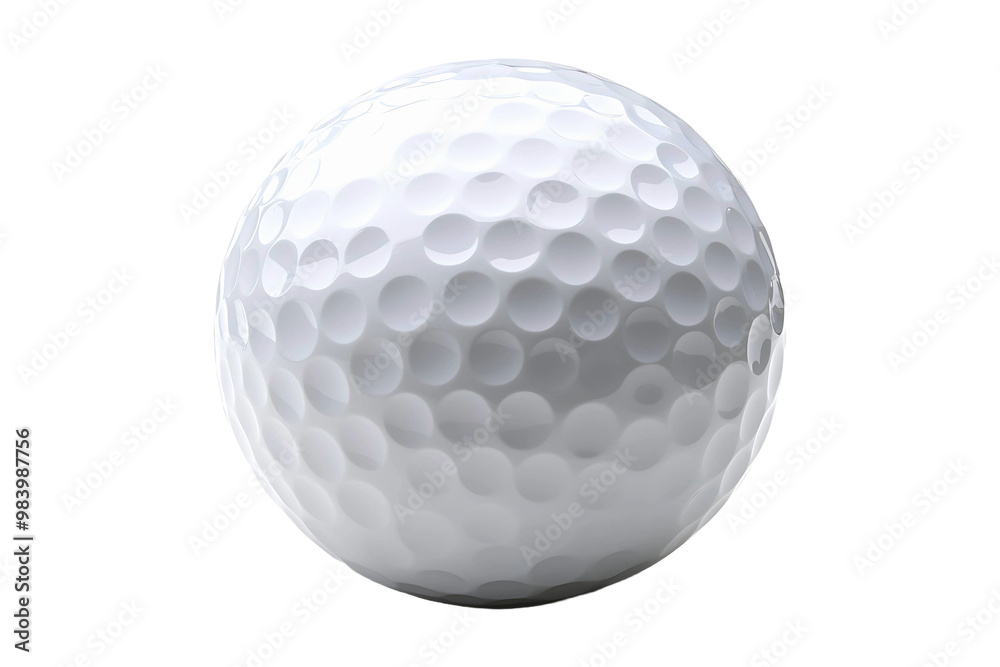 Golf ball isolated on transparent background. Golf ball isolated on transparent background.