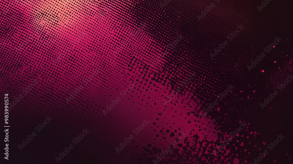 Abstract Halftone Background in Rich Burgundy Abstract Halftone Background in Rich Burgundy